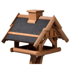 Vogelhaus Inkl. Ständer, Holz, Bernstein, 39 X 38 X 33 Cm -Günstiges Gartenambiente Geschäft 0910101485 Vogelhaus inkl Staender 9 111708