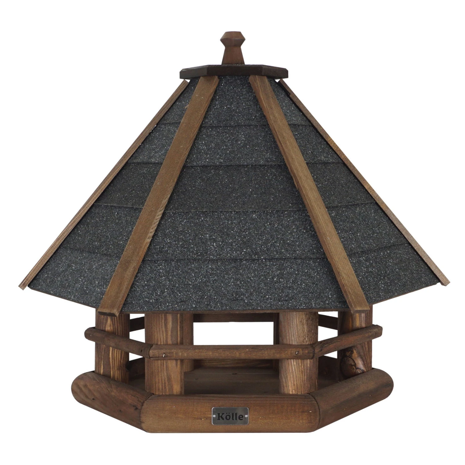 Futterhaus Mit Ständer, Braun, 59 X 55 X 105 Cm 2 Futterhaus Mit Ständer, Braun, 59 X 55 X 105 Cm – Bild 2