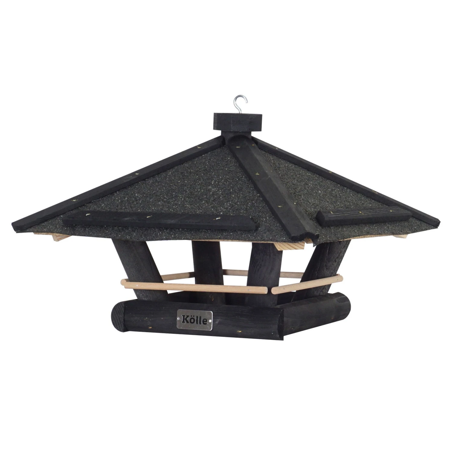 Futterspender, Schwarz, 36 X 36 X H 27/29 Cm 1 Futterspender, Schwarz, 36 X 36 X H 27/29 Cm