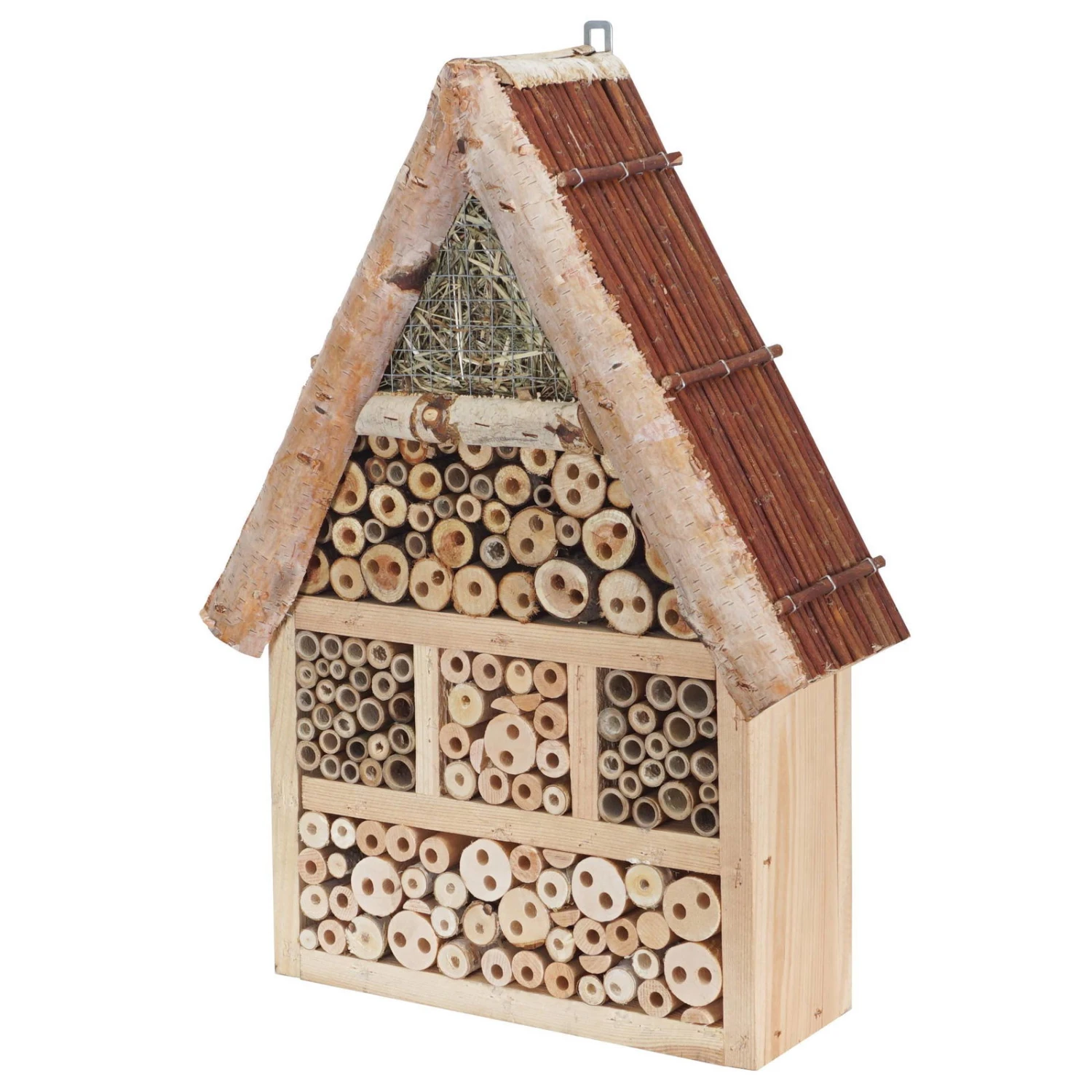 Insektenhotel, Natur, Höhe Ca. 51 X 14 X 38 Cm 1 Insektenhotel, Natur, Höhe Ca. 51 X 14 X 38 Cm