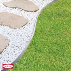 Rasenkante, Silber, Stahl, 118 X 19,5 Cm -Günstiges Gartenambiente Geschäft 0910301041 Rasenkante Metall verzinkt 5 109346