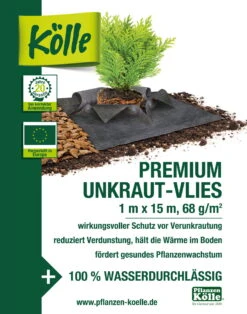 Kölle Premium Unkrautvlies -Günstiges Gartenambiente Geschäft 0910301205 Koelle Premium Unkrautvlies 1x15m schwarz 4 24753