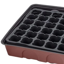 Anzuchtgewächshaus Mit Deckel & Topfplatte, 72 Töpfe Gelocht, Bordeaux 7 Anzuchtgewächshaus Mit Deckel & Topfplatte, 72 Töpfe Gelocht, Bordeaux -Günstiges Gartenambiente Geschäft 0910301388 H36076 3 96182