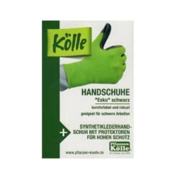 Kölle Arbeitshandschuhe "Esko" Gr. 10, Schwarz, Mit Fingerschutz -Günstiges Gartenambiente Geschäft 0910703029 Koelle Arbeitshandschuh Esko Gr10 schwarz mit Fingerschutz 2 16789