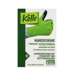 Kölle Arbeitshandschuhe "Salomon" Schwarz/hellgrau -Günstiges Gartenambiente Geschäft 0910703033 Koelle Arbeitshandschuh Salomon Gr08 schwarz hellgrau 4 16807