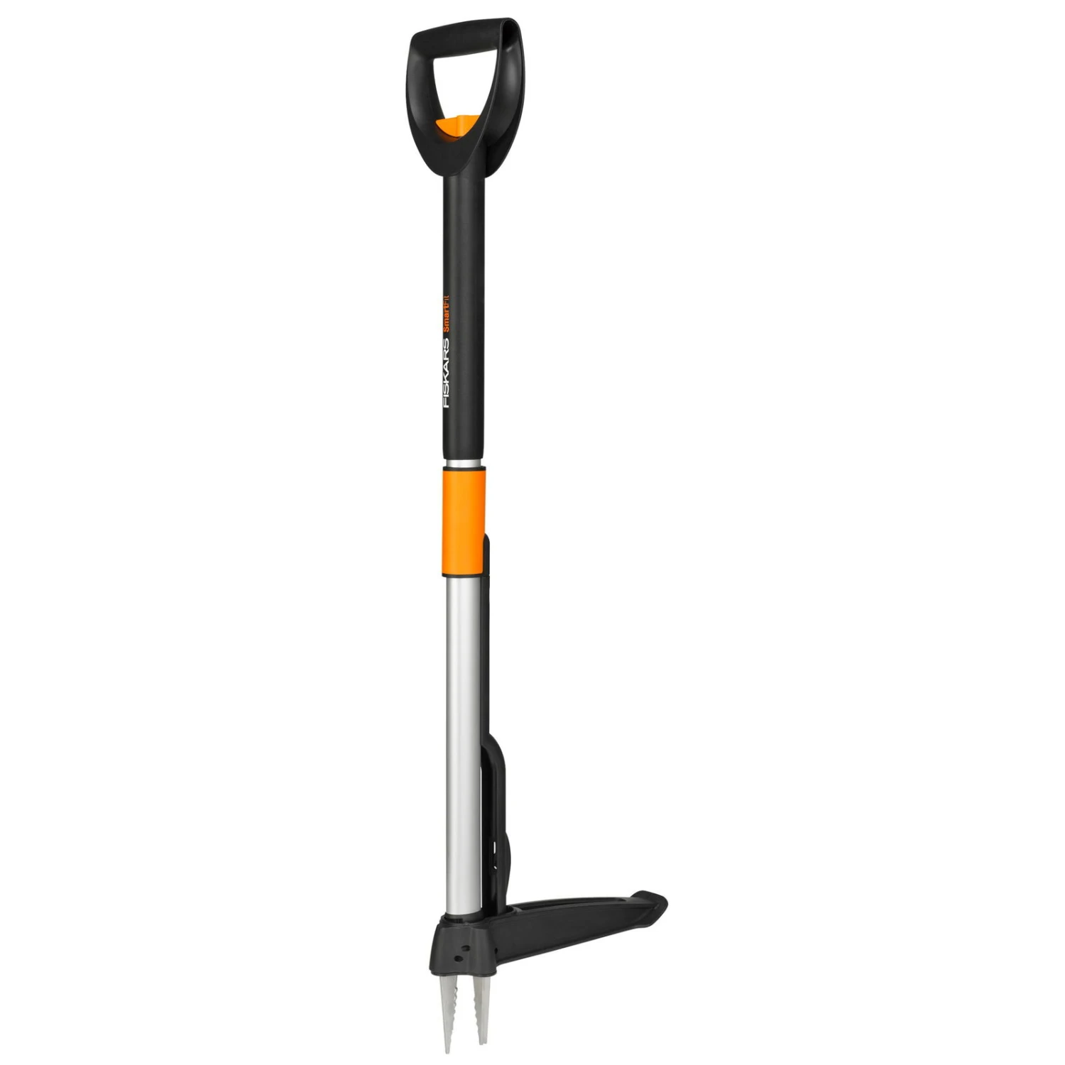 Fiskars SmartFit Teleskop-Unkraut-Stecher, Schwarz/orange, Länge 99-119 Cm 4 Fiskars SmartFit Teleskop-Unkraut-Stecher, Schwarz/orange, Länge 99-119 Cm – Bild 4