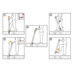 Blumenzwiebel-Pflanzer Xact, Schwarz/orange, Ca. 105 X 30 X 31 Cm -Günstiges Gartenambiente Geschäft 0920101167 xact blumenzwiebel pflanzer 4 118044
