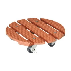 Wagner Multi Pflanzenroller Aus WPC, Terracotta, Ø Ca. 29 Cm
