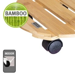 Multi Roller Bambus, 100 Kg Tragkraft, Ø 29 Cm -Günstiges Gartenambiente Geschäft 0920600474 multi roller bambus hell 5 116669