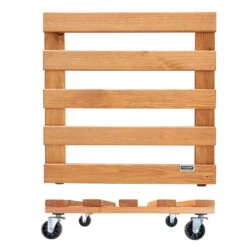 Multi Roller, Tragkraft 120 Kg, Hellbraun, Ca. 10 X 38 X 38 Cm -Günstiges Gartenambiente Geschäft 0920600514multi roller kiefer kastanie 6 116710