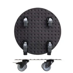 Pflanzenroller 'Alaska', Tragkraft 150 Kg, Anthrazit, Alu, 7 X 30 X 30 Cm -Günstiges Gartenambiente Geschäft 0920600518 pflanzenroller alaska 1 116733