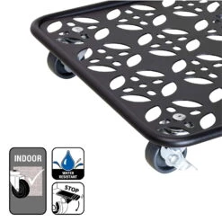 Pflanzenroller GH0936/0937, Tragkraft 80 Kg, Schwarz, Ø 30 Cm 8 Pflanzenroller GH0936/0937, Tragkraft 80 Kg, Schwarz, Ø 30 Cm -Günstiges Gartenambiente Geschäft 0920600521 pflanzenroller 5 116747