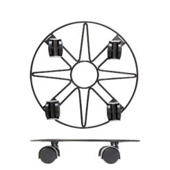 Multi Roller GH0938, Tragkraft 60 Kg, Schwarz, Ø 30 Cm -Günstiges Gartenambiente Geschäft 0920600532 multi roller 1 116787