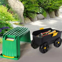 Gartenhocker 'Roll’n‘Kneel', Tragkraft 100 Kg -Günstiges Gartenambiente Geschäft 0920600538 Roll N Kneel 4in1 Gartenhocker TK 100kg 5 118900