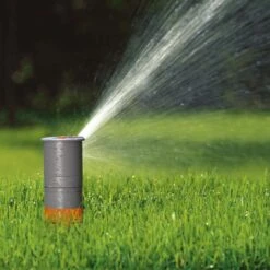 Turbinen-Versenkregner T 200, Gardena, Wurfweite 5-8 M, Winkel 25-360° -Günstiges Gartenambiente Geschäft 0930101046 Turbinen Versenkregner T200 Sprinklersystem 1 61585