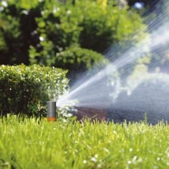 Turbinen-Versenkregner T 380, Gardena, Wurfweite 6-11 M, Winkel 25-360° -Günstiges Gartenambiente Geschäft 0930101047 Turbinen Versenkregner T380 Sprinklersystem 1 61582