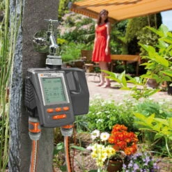 Bewässerungscomputer, Gardena, 2 Gartenbereiche, 3 Vorgänge Täglich -Günstiges Gartenambiente Geschäft 0930101137 Bewaesserungscomputer MultiControl duo 6 61564