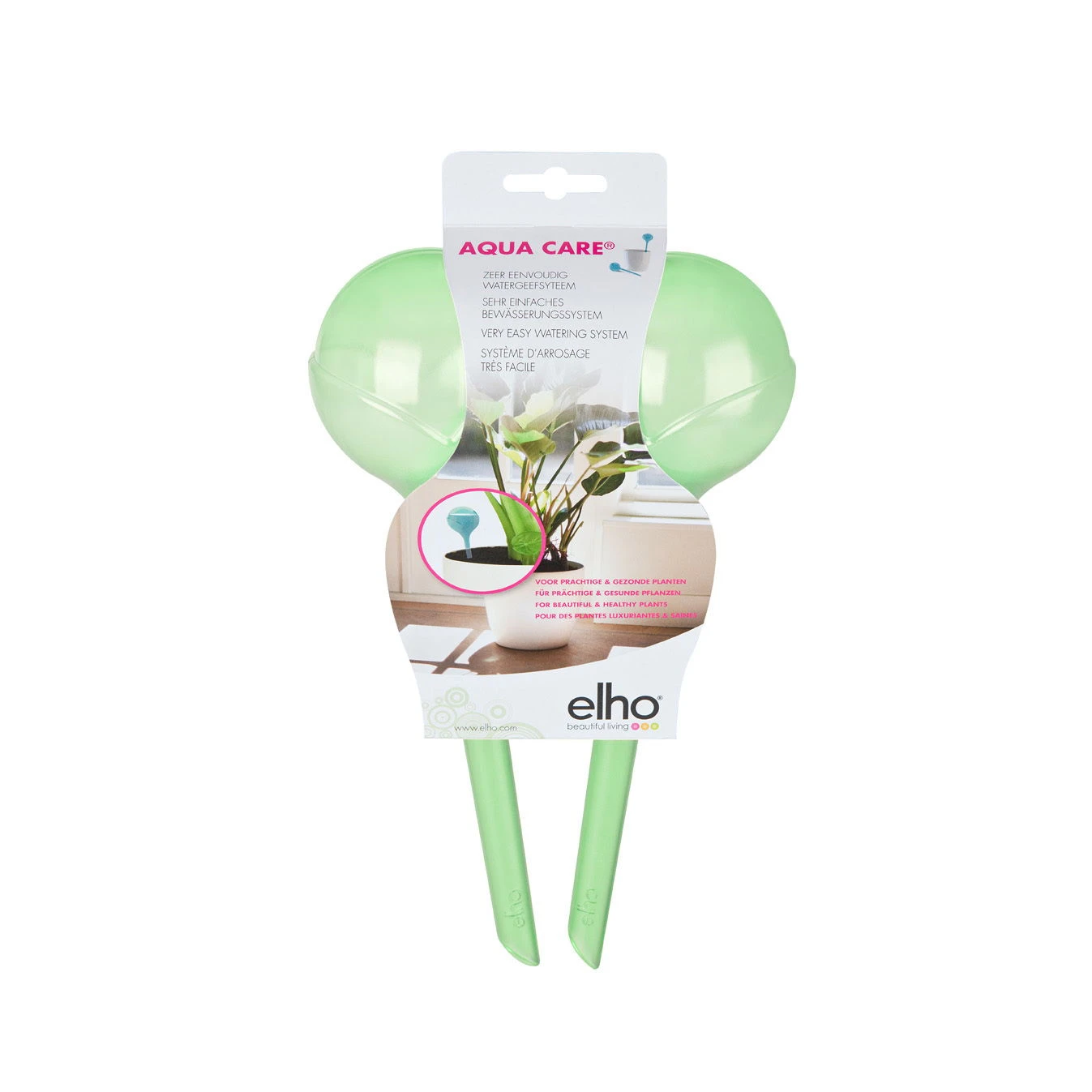 Elho Aqua Care Bewässerungskugel Lime, 2 Stück Im Set 1 Elho Aqua Care Bewässerungskugel Lime, 2 Stück Im Set