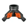 2-Wege-Wasserventil, Gardena, 1/2" - 5/8", 21 Mm Wasserhahn, Gewinde 26,5 Mm