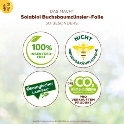 Solabiol Buchsbaumzünsler-Falle, Ausreichend Für Bis Zu 180 M² -Günstiges Gartenambiente Geschäft 0950200723 Buchsbaumzuensler Falle fuer bis zu 180qm Flaeche 3 107234