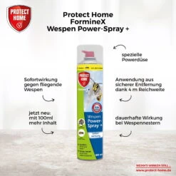 Protect Home Wespen-Powerspray, 600 Ml -Günstiges Gartenambiente Geschäft 0950300982 Wespen Powerspray 600ml 1 107289