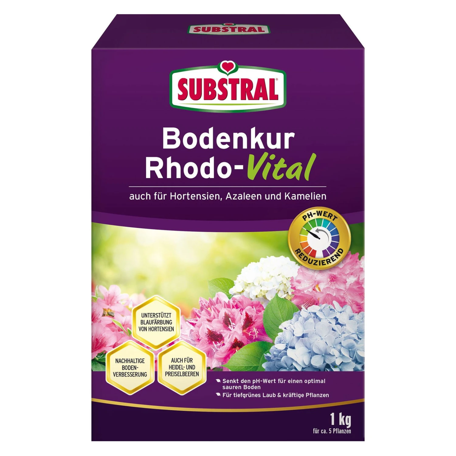 Bodenkur Rhodo-Vital Für Hortensien, Azaleen & Kamelien, 1 Kg 1 Bodenkur Rhodo-Vital Für Hortensien, Azaleen & Kamelien, 1 Kg