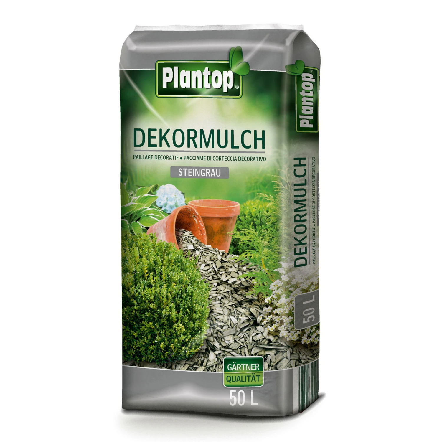 Plantop Dekormulch Steingrau, 1950 L Gesamt, 39 Sack á 50 L, Palettenware Ohne Zusätzliche Versandkosten 2 Plantop Dekormulch Steingrau, 1950 L Gesamt, 39 Sack á 50 L, Palettenware Ohne Zusätzliche Versandkosten – Bild 2