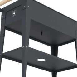Hochbeet-Trolley Mit Rädern, Anthrazit, Metall, 75 X 35 X 80 Cm, 47 L -Günstiges Gartenambiente Geschäft 0980250141 Urban Garden Trolly auf Raedern anthrazit 4 84498