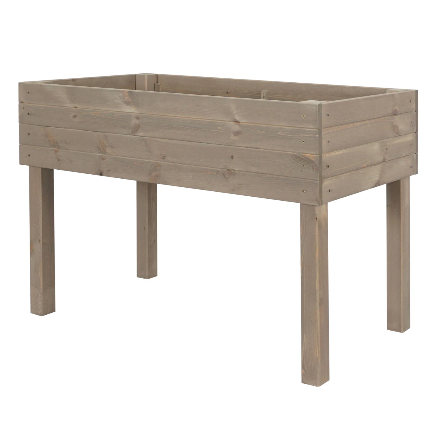 Hochbeet 'Max', Grau, Kiefer, 119 X 59 X 79 Cm 1 Hochbeet 'Max', Grau, Kiefer, 119 X 59 X 79 Cm