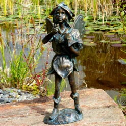 Rottenecker Fee Stehend, Bronze, 36 X 18 X 19 Cm -Günstiges Gartenambiente Geschäft 0980306259 Fee stehend H36xB18xT19cm 75585