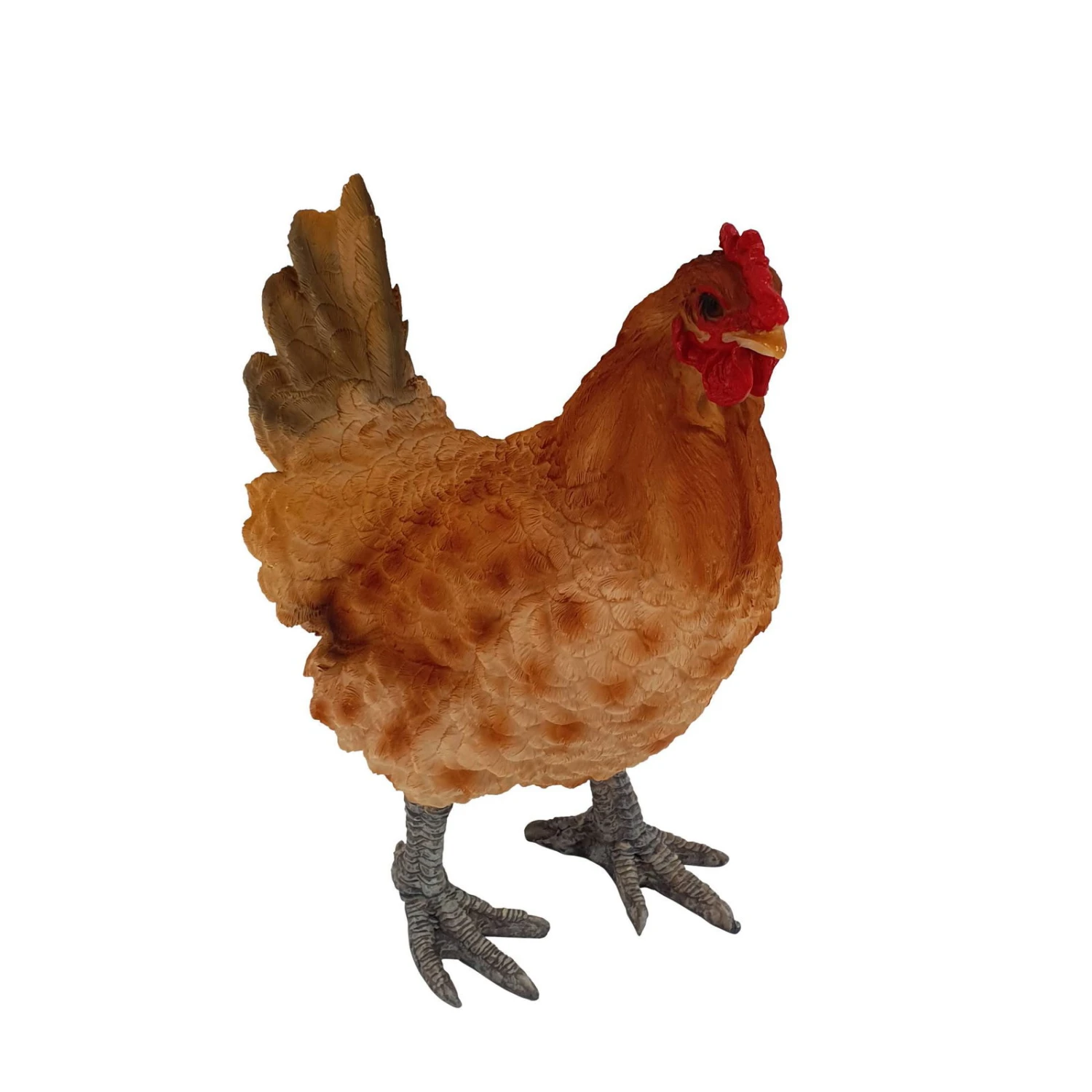 Dekofigur Henne, Braun, 36 X 17 X 31 Cm 1 Dekofigur Henne, Braun, 36 X 17 X 31 Cm