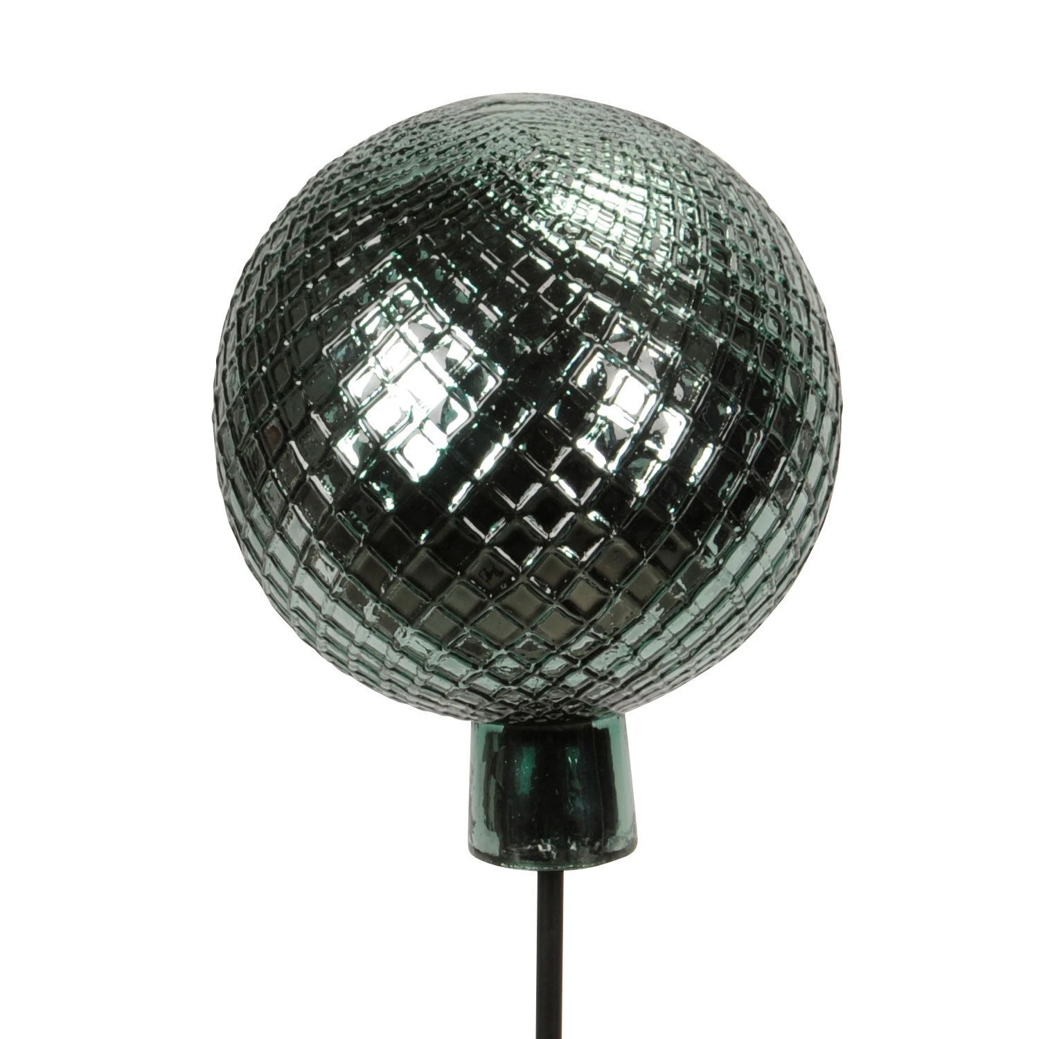 Gartenstecker Gals-Kugel, Grün-silber, Höhe Ca. 115 X Ø 19 Cm 1 Gartenstecker Gals-Kugel, Grün-silber, Höhe Ca. 115 X Ø 19 Cm