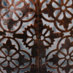 Solarlaterne "Damast", Kupfer, 23 X 22cm 8 Solarlaterne "Damast", Kupfer, 23 X 22cm -Günstiges Gartenambiente Geschäft 2950100312 Solarlaterne Damast 23x22cm5 65214 1