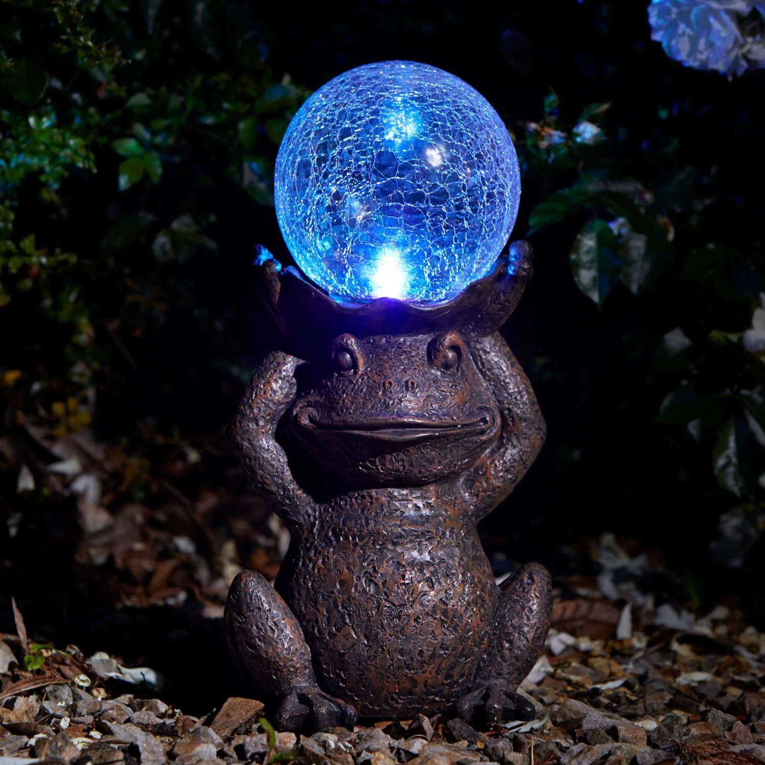 Solarleuchte 'Frosch Mit Kugel', 41 X 20 X 16 Cm 3 Solarleuchte 'Frosch Mit Kugel', 41 X 20 X 16 Cm – Bild 3