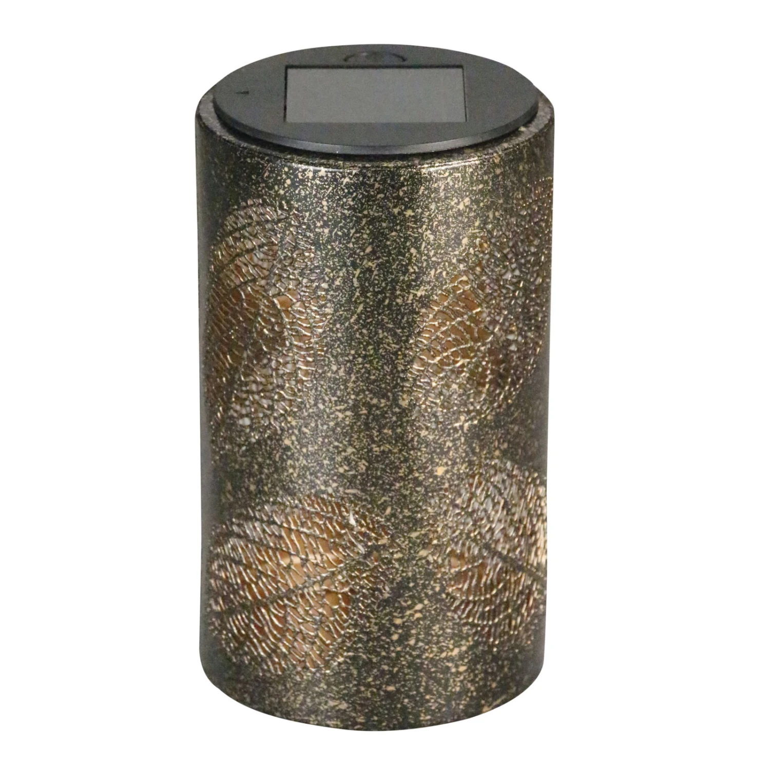 Solarleuchte Blatt, Antik Bronze, 9,0 X 9,0 X 15,3 Cm 2 Solarleuchte Blatt, Antik Bronze, 9,0 X 9,0 X 15,3 Cm – Bild 2