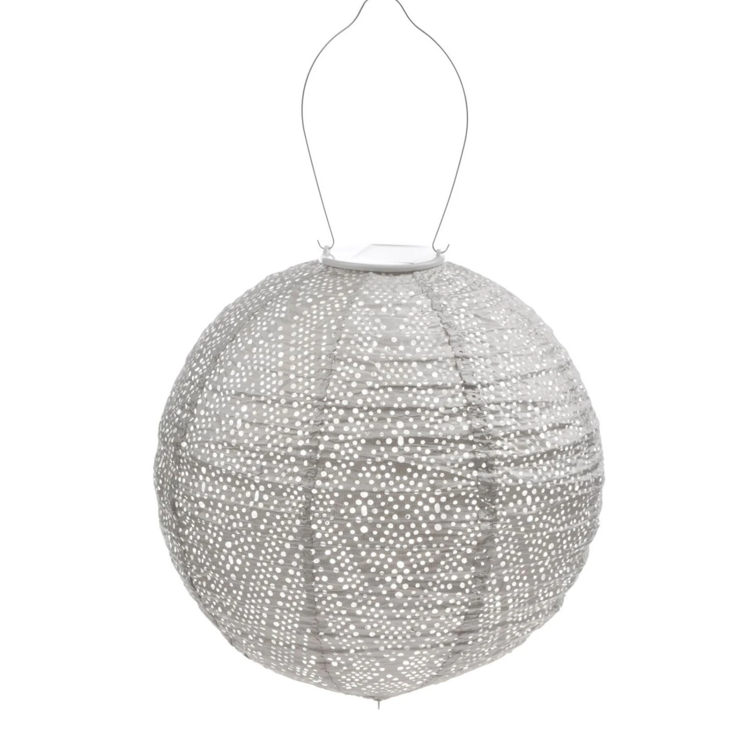 Solarlaterne 'Round 30', Helltaupe, Ø 30 X 29 Cm 1 Solarlaterne 'Round 30', Helltaupe, Ø 30 X 29 Cm