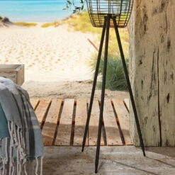 Solar-Standleuchte 'Killarney', Schwarz, Metall, Ø 20,5 X H 32 Cm -Günstiges Gartenambiente Geschäft 2950100705 Solar Filament LED Dreibein Killarney 3 1 120446