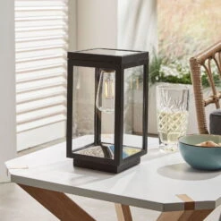 Solar-Tischleuchte 'Amsterdam', Schwarz, Ø 12 X H 22 Cm 7 Solar-Tischleuchte 'Amsterdam', Schwarz, Ø 12 X H 22 Cm -Günstiges Gartenambiente Geschäft 2950100715 Solar Kunststoff Tischleuchte Amsterdam 2 120467