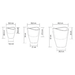 Pflanzgefäß 'Wave Globe High', Schwarz, Ø 30 X H 40 Cm 5 Pflanzgefäß 'Wave Globe High', Schwarz, Ø 30 X H 40 Cm -Günstiges Gartenambiente Geschäft 3210102842 3210102843 3210102844 Illu Wave Globe High Vermasst 55951 1