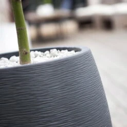 Pflanzgefäß Graphit Egg, Anthrazit, Wasserdicht, Robust -Günstiges Gartenambiente Geschäft 3210103698 Pflanzgefaess Graphit Egg anthrazit D50xH60cm 53Ltr 2 62075