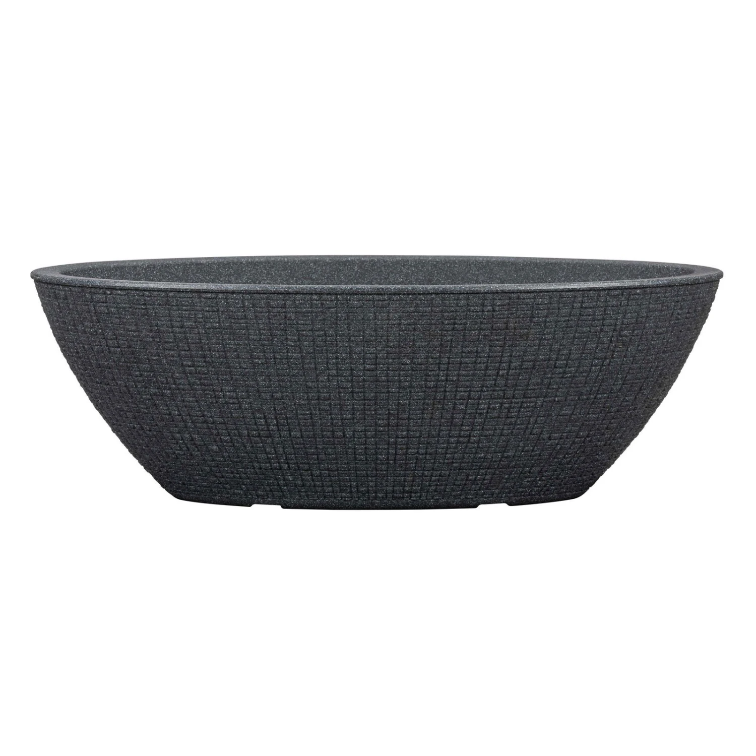 Jardiniere 'Barceo', Stein, Schwarz, Kunststoff, 59 X 25 X 20 Cm 2 Jardiniere 'Barceo', Stein, Schwarz, Kunststoff, 59 X 25 X 20 Cm – Bild 2