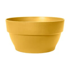 Elho Pflanzschale 'Vibia Campana', Gelb, Kunststoff, Ø33,9 X H17,4 Cm