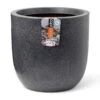 Pflanzgefäß 'Smooth', Grau, Ø 35 X H 34 Cm
