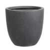 Kölle Pflanzgefäß Basic Eggli / Grafit, Frostsicher, Mit Ablaufloch