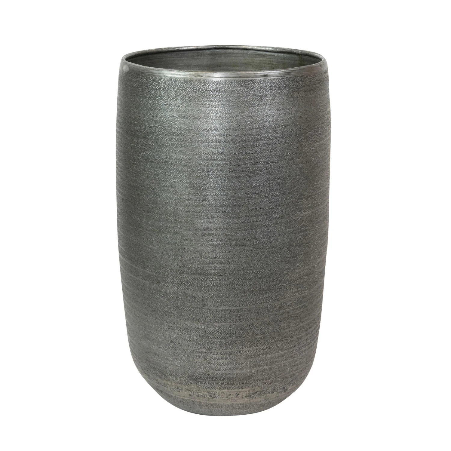 Pflanzgefäß 'Rowen', Silber, Ø 38 X H 62 Cm 2 Pflanzgefäß 'Rowen', Silber, Ø 38 X H 62 Cm – Bild 2