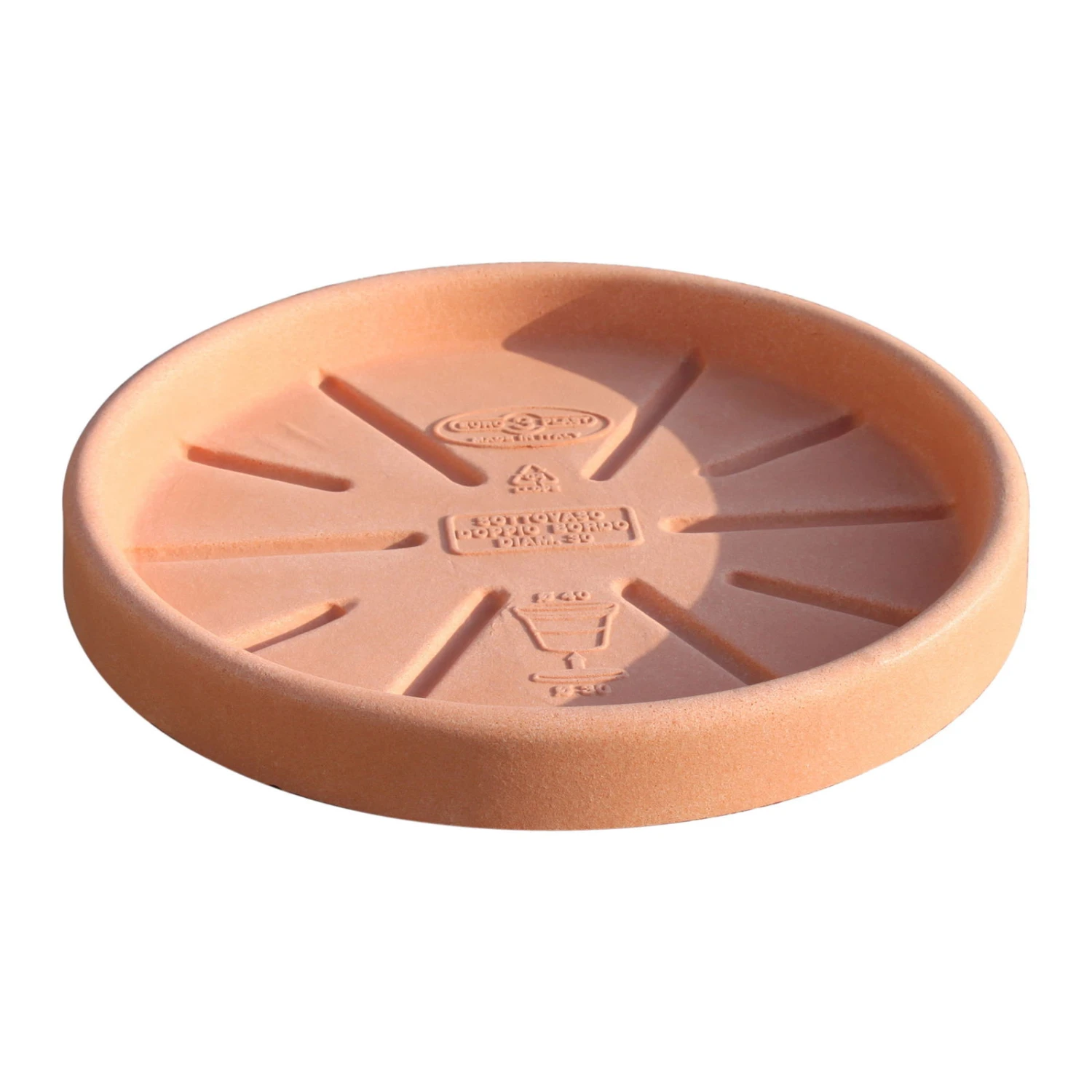 Euro 3 Plast Untersetzer Doppio Bordo Terra 1 Euro 3 Plast Untersetzer Doppio Bordo Terra