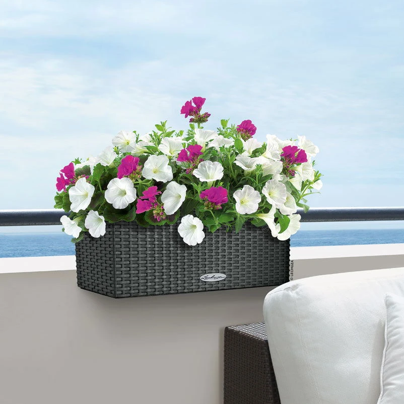 LECHUZA Balconera Cottage, Granit, 50 X 19 X 19 Cm – Bild 4