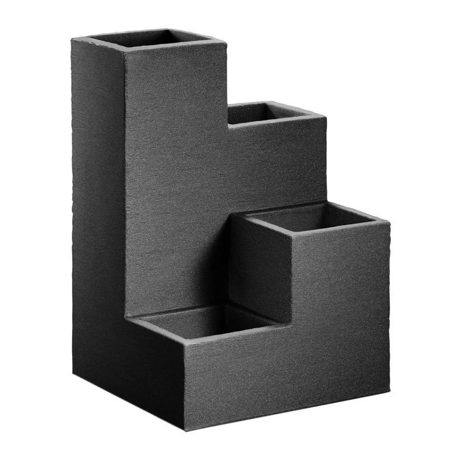 Kölle Pflanzengefäß-Wendeltreppe Kubus In Anthrazit Aus Kunststoff, 40 X 40 X 60 Cm, 55 Liter 1 Kölle Pflanzengefäß-Wendeltreppe Kubus In Anthrazit Aus Kunststoff, 40 X 40 X 60 Cm, 55 Liter