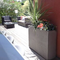 Pflanzkasten Graphit Crunch High, Anthrazit, Wasserdicht, Doppelwandig 7 Pflanzkasten Graphit Crunch High, Anthrazit, Wasserdicht, Doppelwandig -Günstiges Gartenambiente Geschäft 3230101031 Pflanzkasten Graphit Crunch High anthrazit L99 5xB29 5xH78 5cm 63l 2 59182