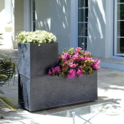 Pflanzkasten 'Volcania Hutch', Anthrazit, L 99,5 X B 39,5 X H 43,5 Cm